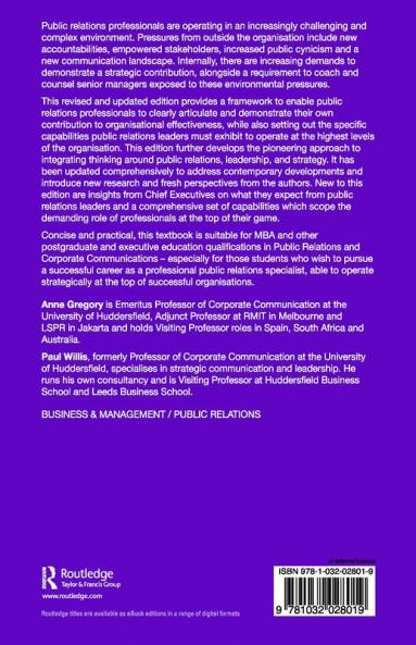 Strategic Public Relations Leadership