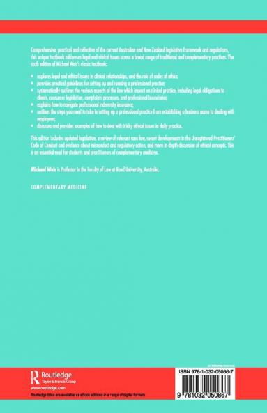 Law and Ethics in Complementary Medicine