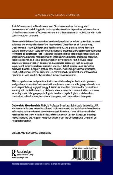 Social Communication Development and Disorders