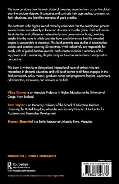 Doctoral Examination: Exploring Practice Across the Globe