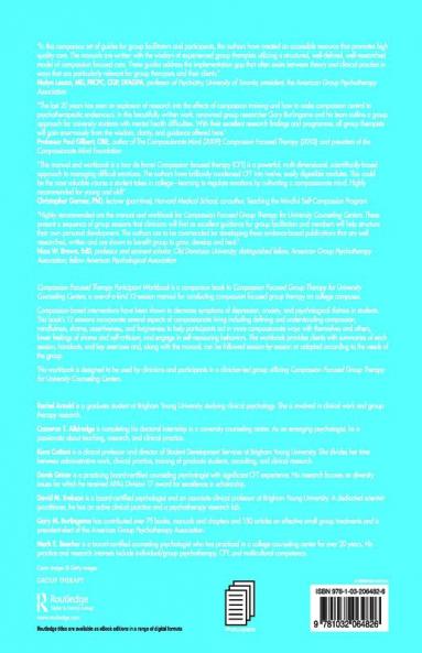 Compassion Focused Therapy Participant Workbook