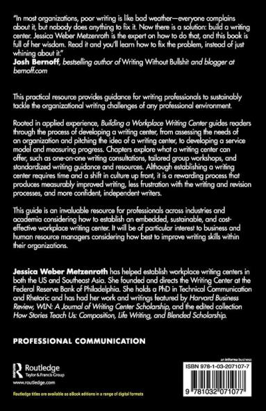 Building a Workplace Writing Center