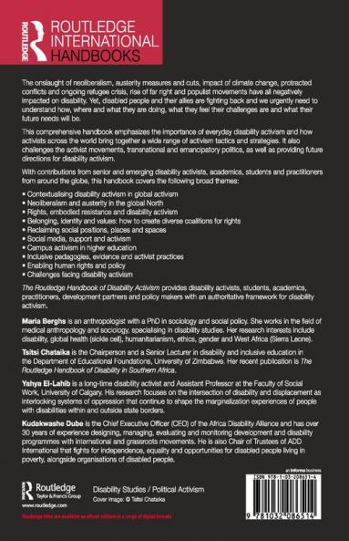 Routledge Handbook of Disability Activism