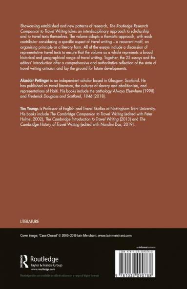 Routledge Research Companion to Travel Writing