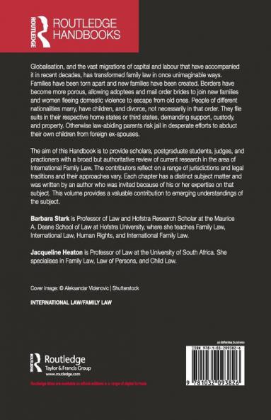 Routledge Handbook of International Family Law