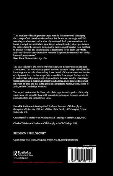 History of Evil in the Early Modern Age