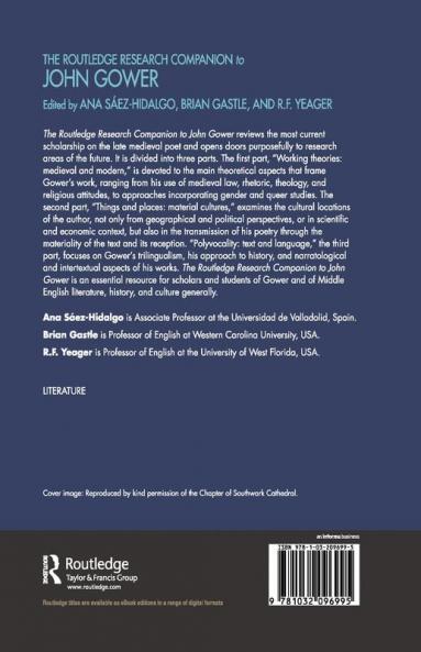 Routledge Research Companion to John Gower