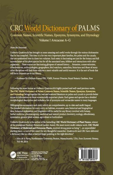 CRC World Dictionary of Palms