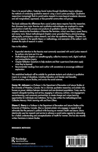 Fostering Social Justice through Qualitative Inquiry