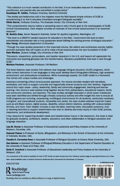 Critical Consciousness in Dual Language Bilingual Education