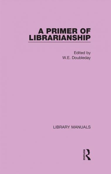Primer of Librarianship
