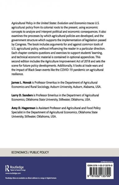 Agricultural Policy in the United States