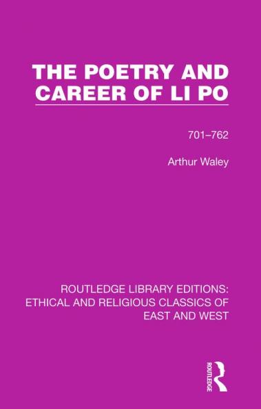 Poetry and Career of Li Po