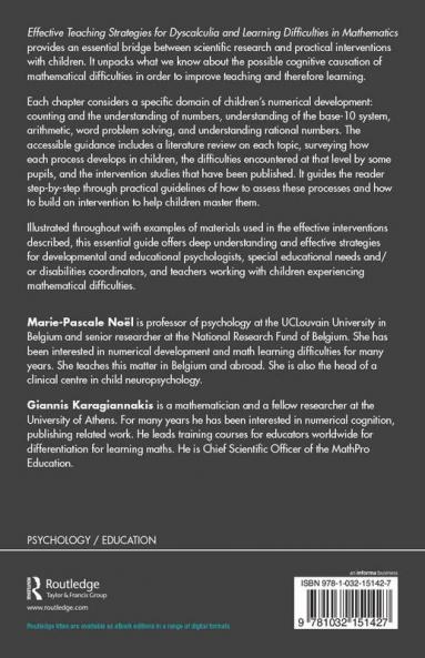 Effective Teaching Strategies for Dyscalculia and Learning Difficulties in Mathematics