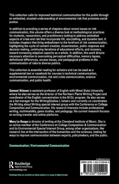 Embodied Environmental Risk in Technical Communication