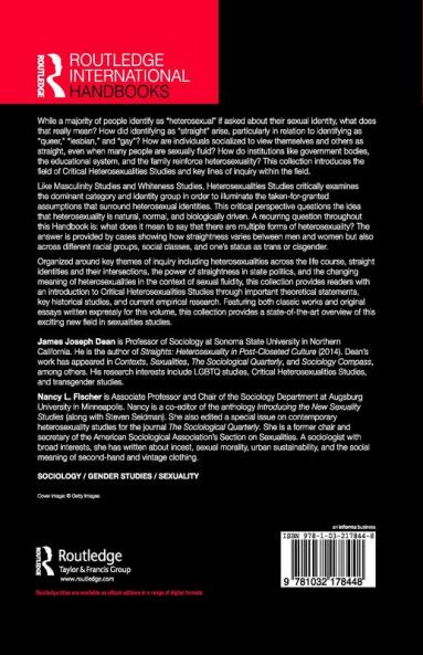 Routledge International Handbook of Heterosexualities Studies
