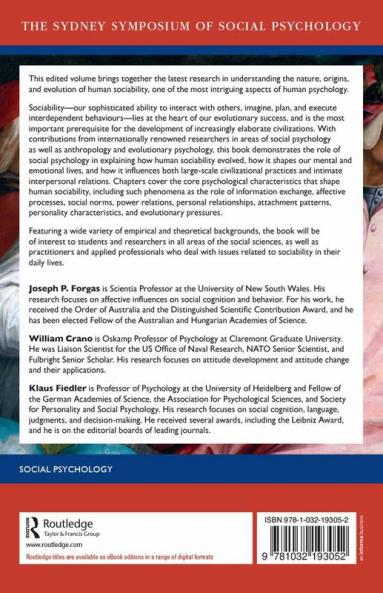 Psychology of Sociability