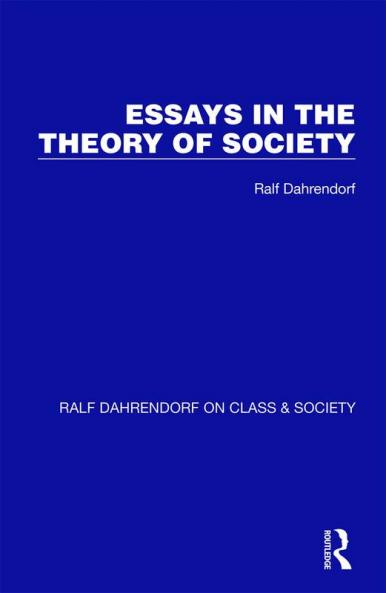 Essays in the Theory of Society