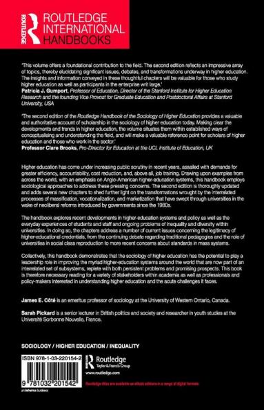 Routledge Handbook of the Sociology of Higher Education