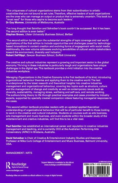 Managing Organizations in the Creative Economy