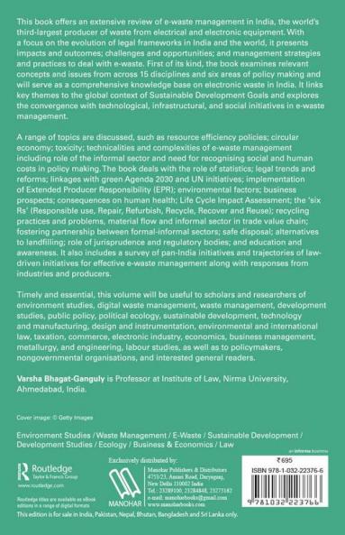 E-Waste Management Challenges and Opportunities in India