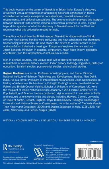 Sanskrit and the British Empire