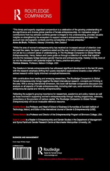 Routledge Companion to Global Female Entrepreneurship