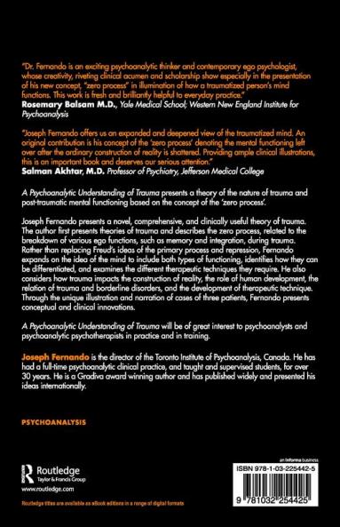 Psychoanalytic Understanding of Trauma