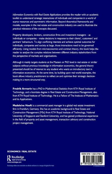 Information Economics with Real Estate Applications