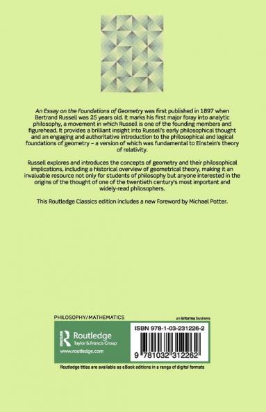 Essay on the Foundations of Geometry