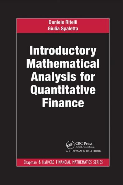Introductory Mathematical Analysis for Quantitative Finance