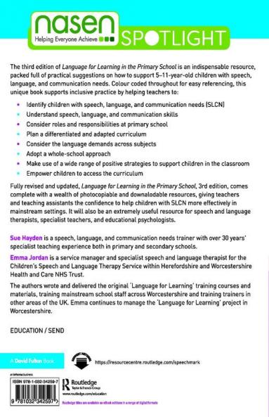 Language for Learning in the Primary School