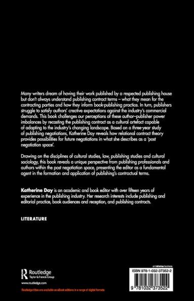 Publishing Contracts and the Post Negotiation Space
