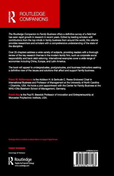 Routledge Companion to Family Business