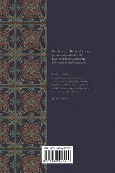 Ramadan Planner with Integrated Qur'an Journal