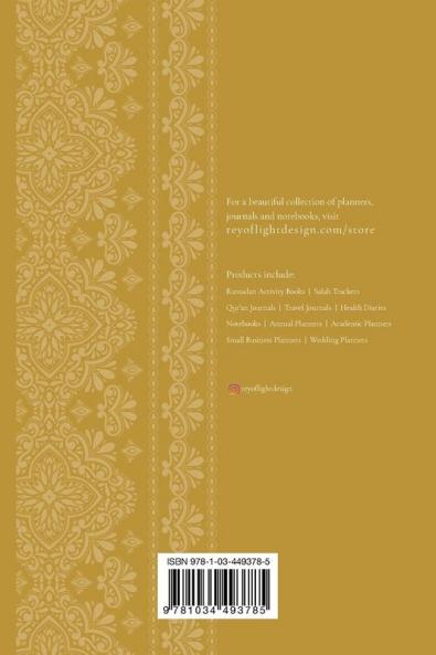 Ramadan Planner with Integrated Qur'an Journal: Ochre: Focus on spiritual physical and mental health