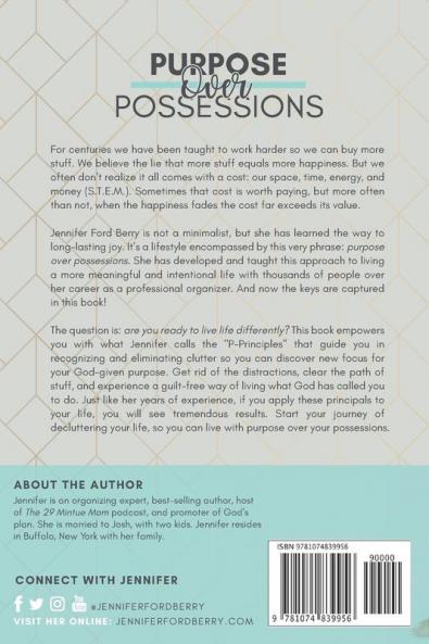 Purpose Over Possessions