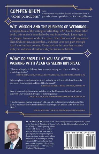 Wit Wisdom and the Business of Weddings