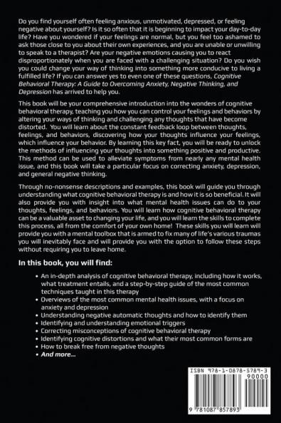 Cognitive Behavioral Therapy