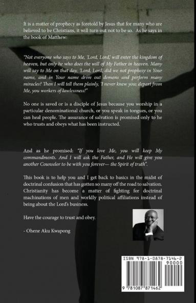 Great Question - What Must I Do To Be Saved Lord?