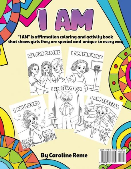 I AM coloring and activity book