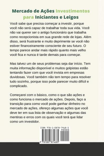 Mercado de Ações Investimentos para Iniciantes e Leigos