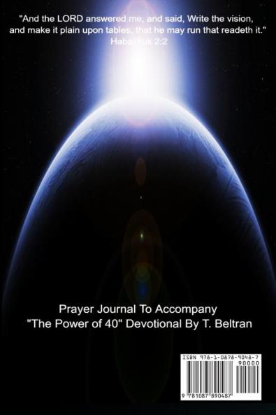 Power of 40 Prayer Journal