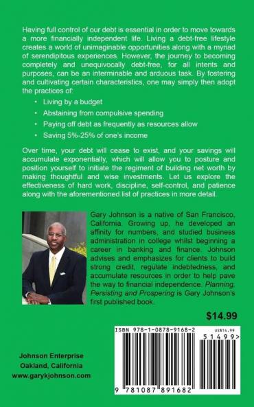 Planning Persisting and Prospering