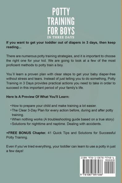 Potty Training for Boys in 3 Days