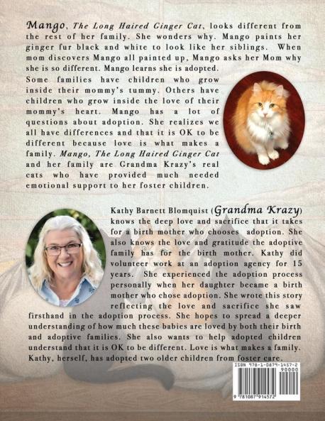 MANGO (the long haired ginger cat) LEARNS SHE IS ADOPTED