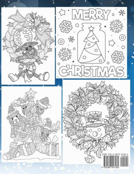 Merry Christmas Adult coloring book