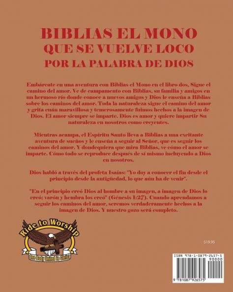 BIBLIAS EL MONO QUE SE VUELVE LOCO POR LA PALABRA DE DIOS Book 2  Sigue el Camino del Amor