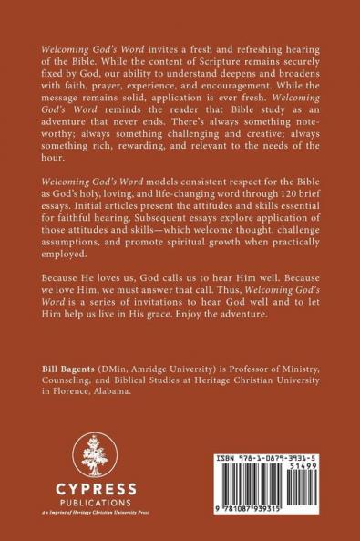 Welcoming God's Word