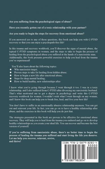 FREE YOURSELF! A Complex PTSD Recovery Workbook for Women